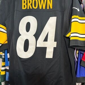 NFL Black and Gray Jersey with Nike Logo